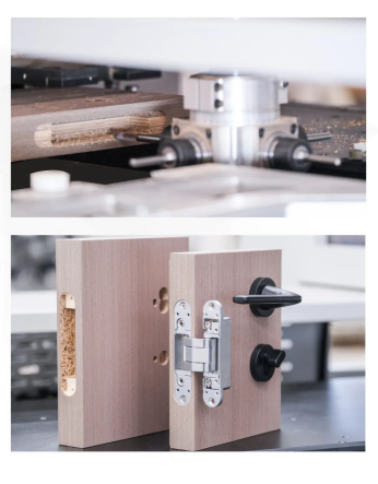 Excitech CNC lahendus ukse, seina ja kapi integreeritud tootmiseks.