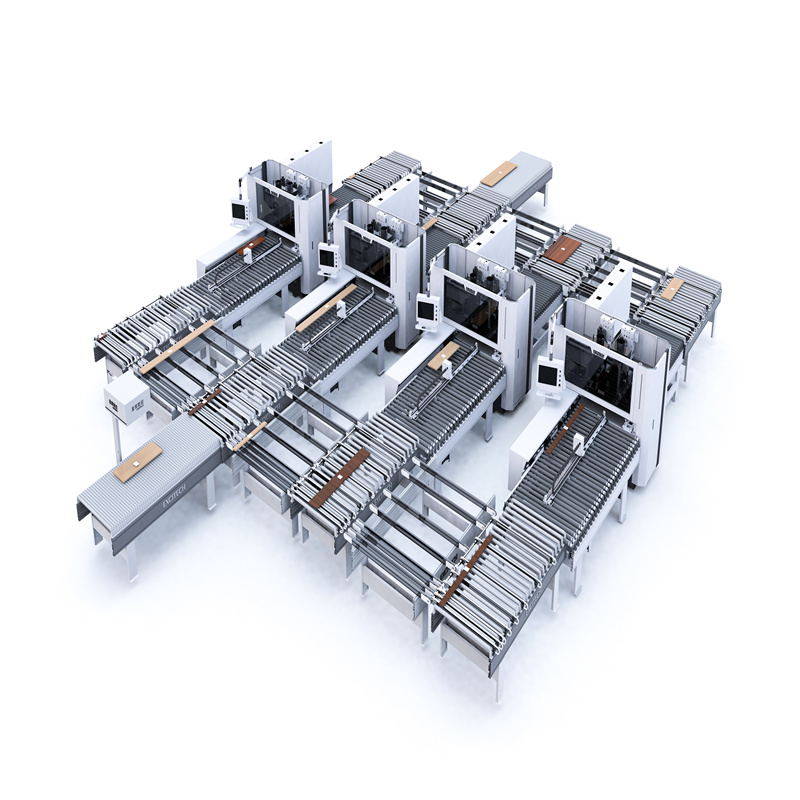 Uksepaneelmööbli automatiseeritud CNC pesastusüksuste sari